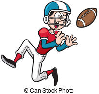 Cartoon football player clipart