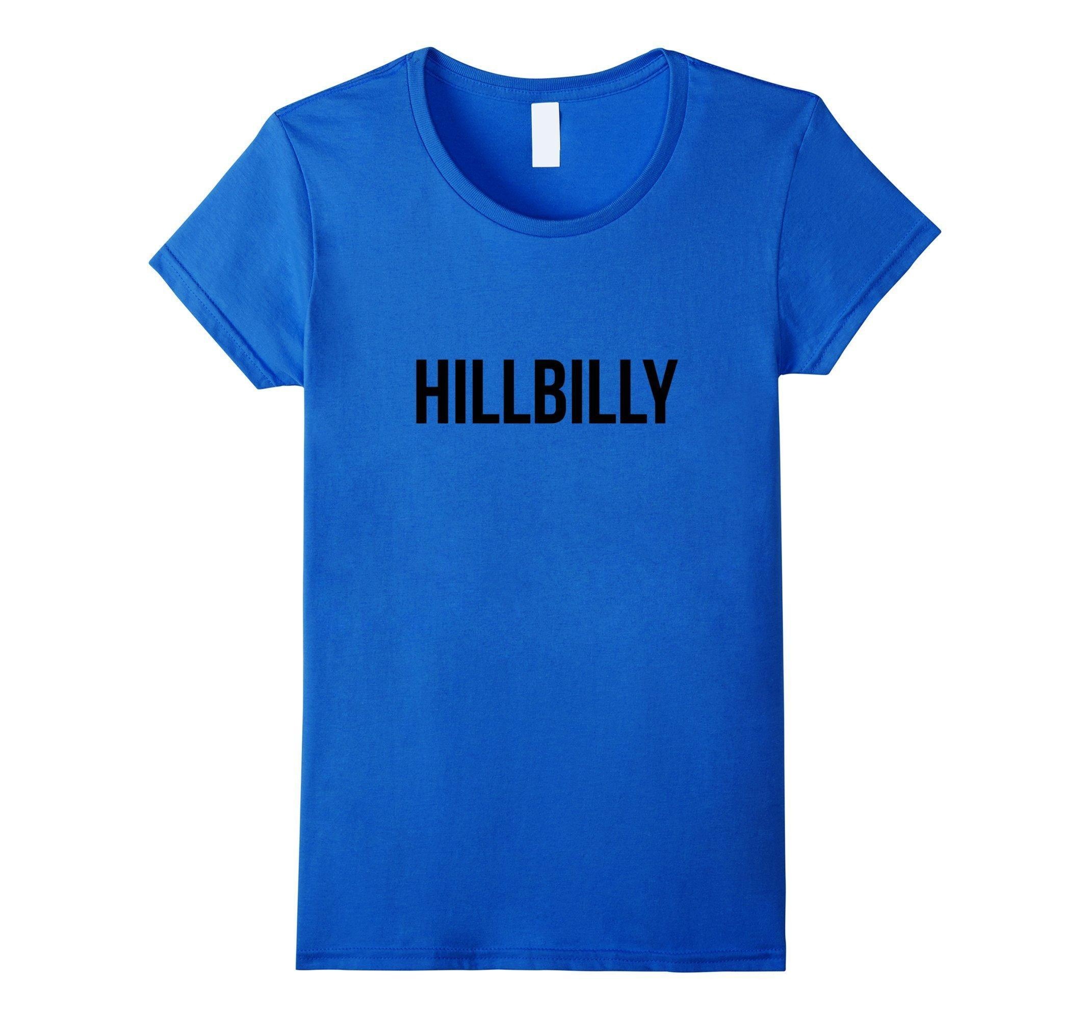 Women's Hillbilly TShirt Large Royal Blue - EverAfterGuide.com