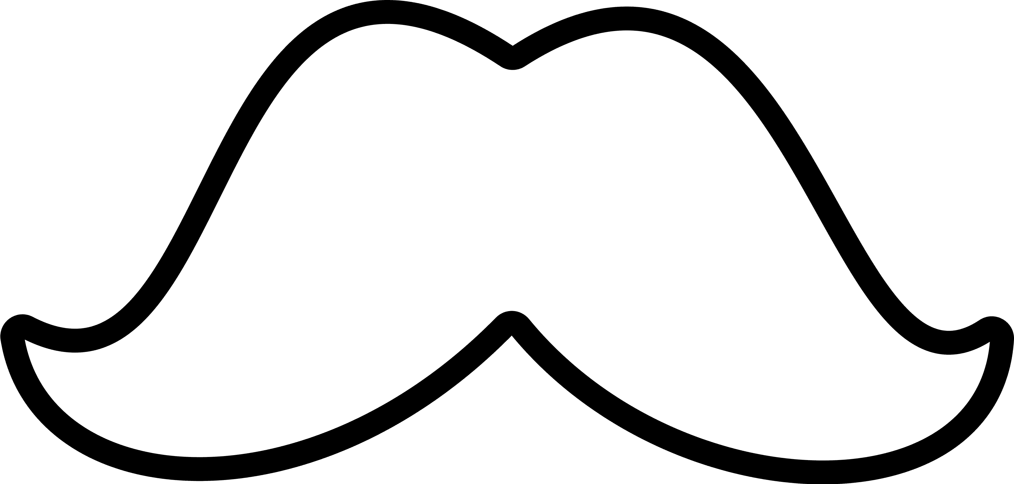 moustache transparent