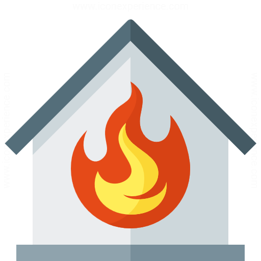 IconExperience Â» G-Collection Â» Home Fire Icon