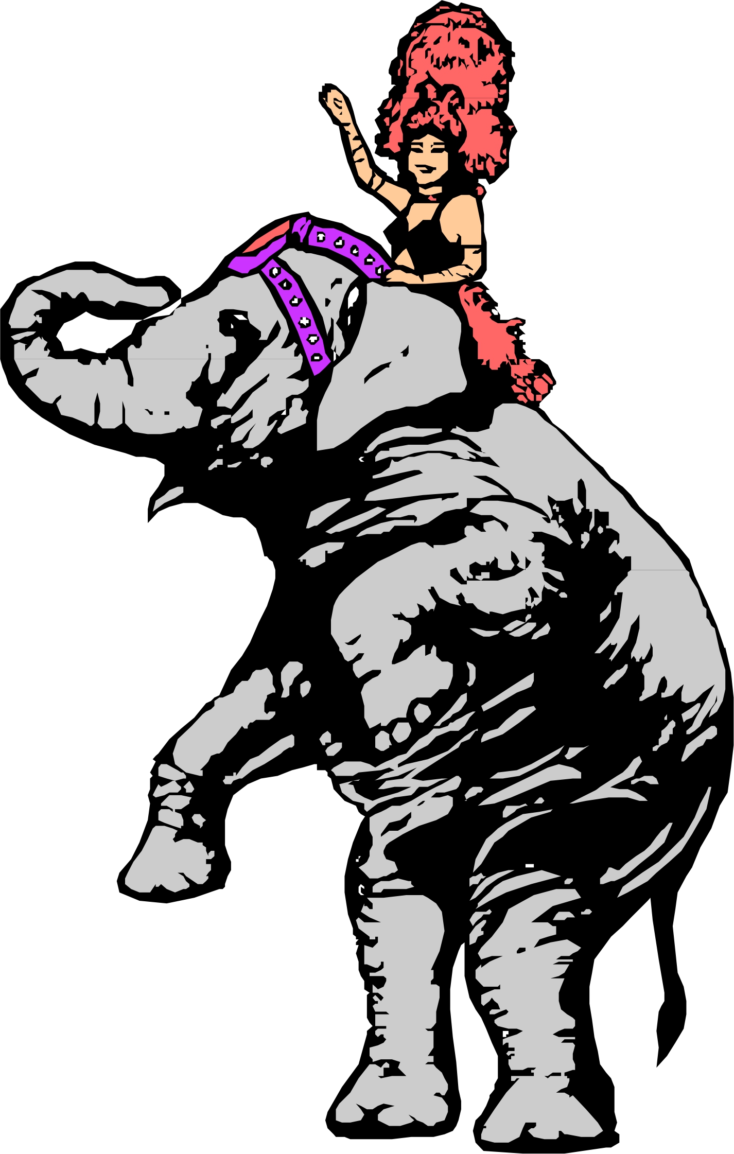 Cartoon Circus Elephant | Free Download Clip Art | Free Clip Art ...