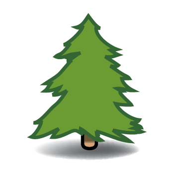 Drawing Pine Tree Clipart