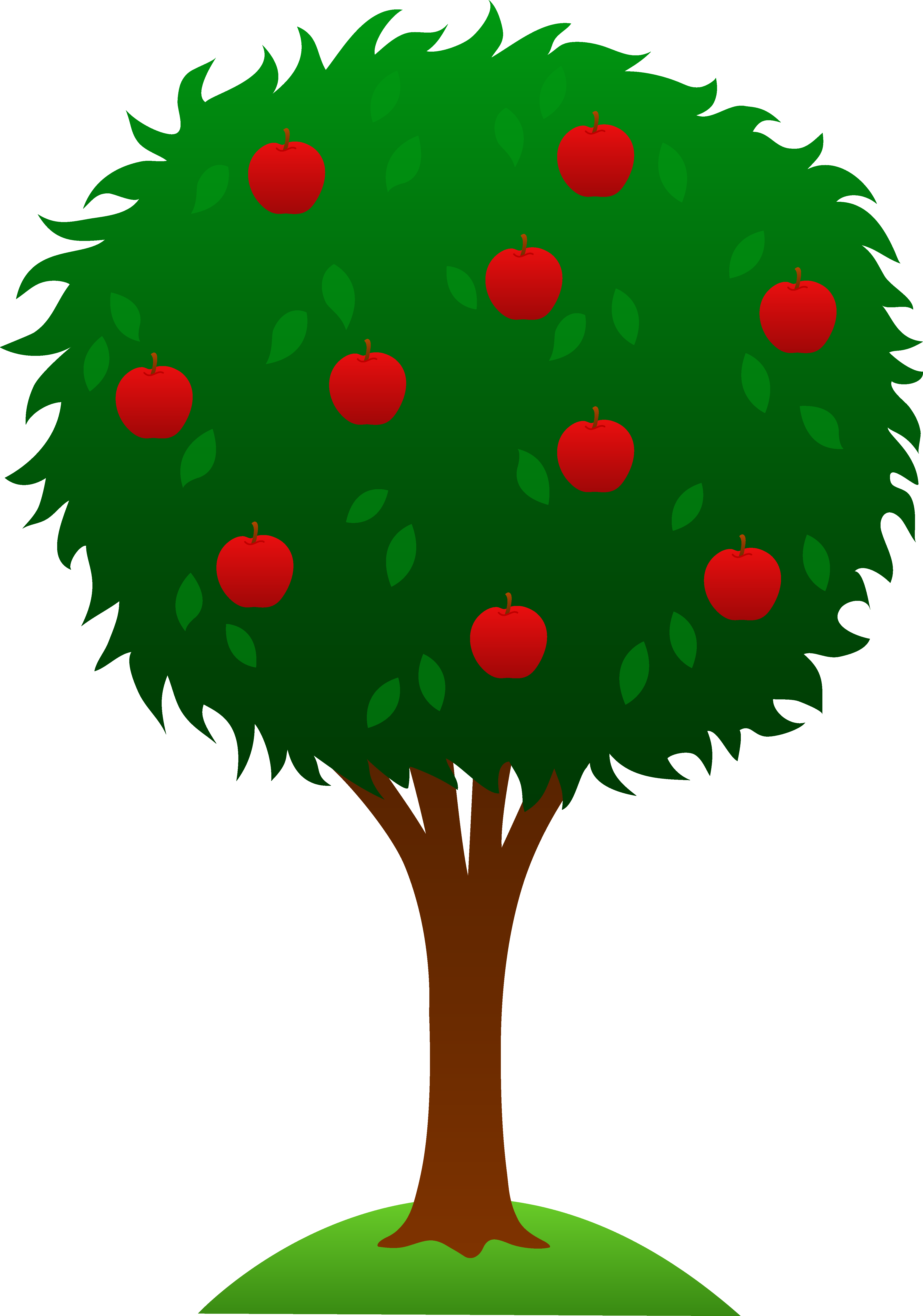 Apple tree clipart free use