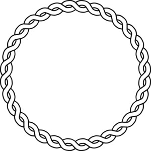 rope border circle - public domain clip art image @ wpclipar ...