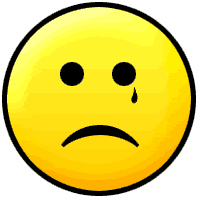 Crying face clipart