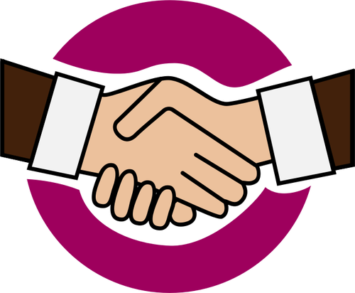 8718 free vector shaking hands icon | Public domain vectors