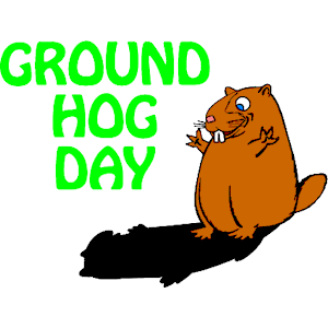 Free animated clip art groundhog day