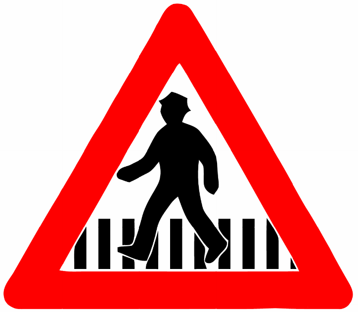 Zebra Crossing Sign - ClipArt Best