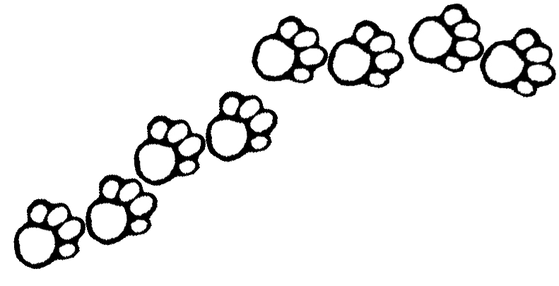 Cartoon Paw Prints | Free Download Clip Art | Free Clip Art | on ...