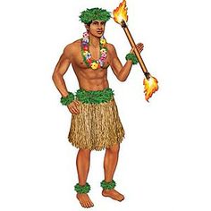 Hawaiian dancer clipart