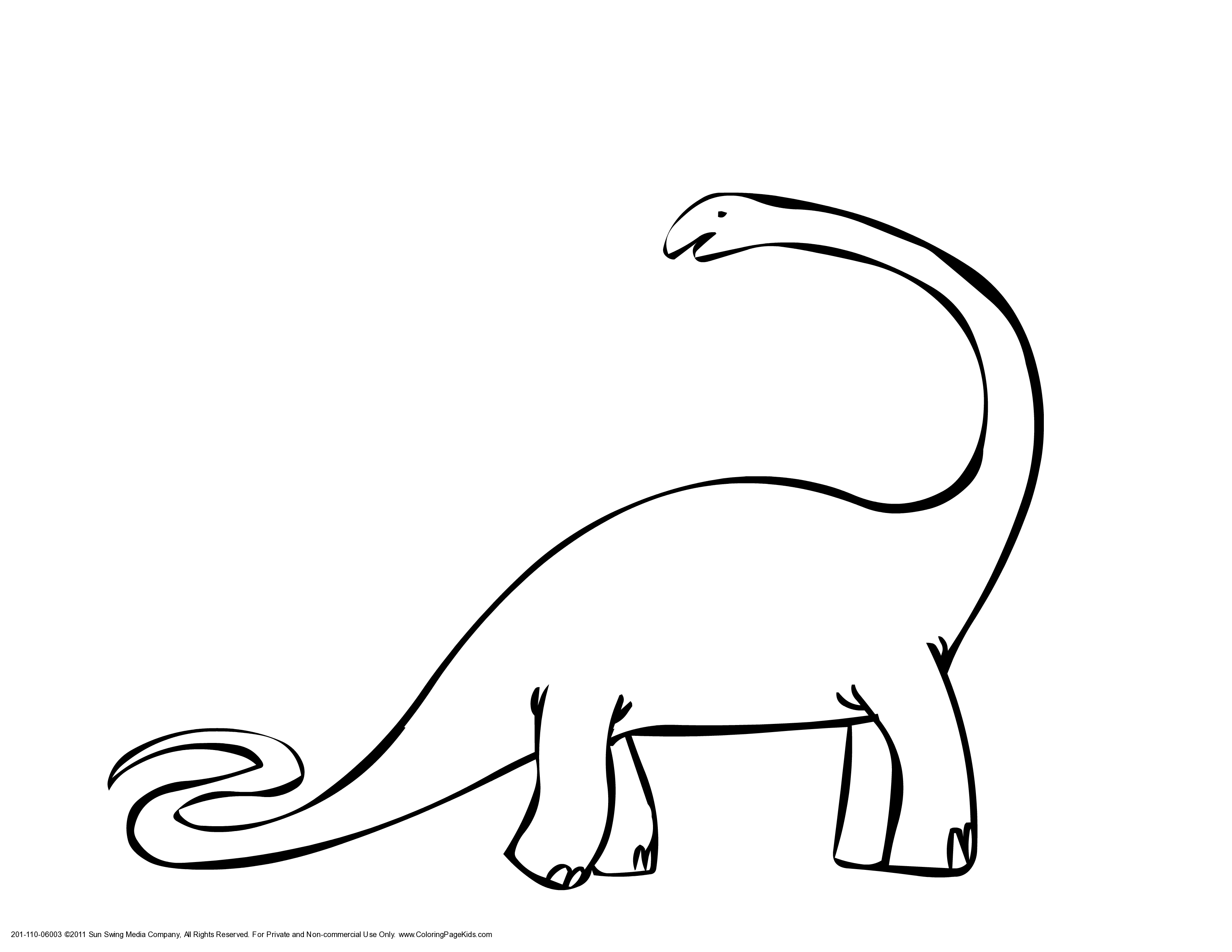 Stegosaurus Outline