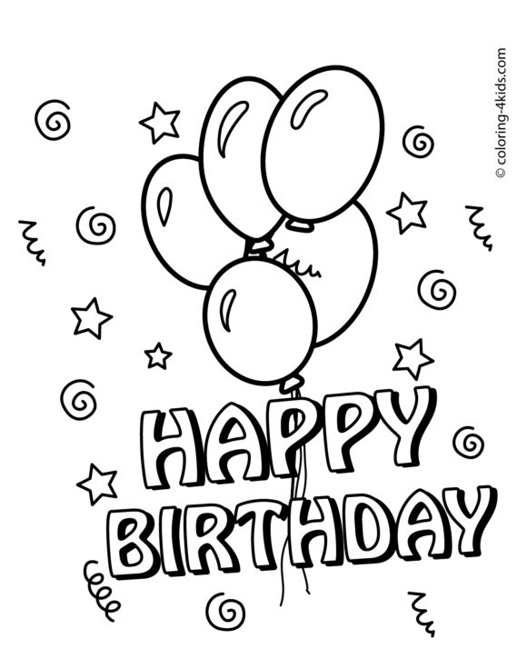 New Coloring Page: happy birthday coloring page for teacher ...