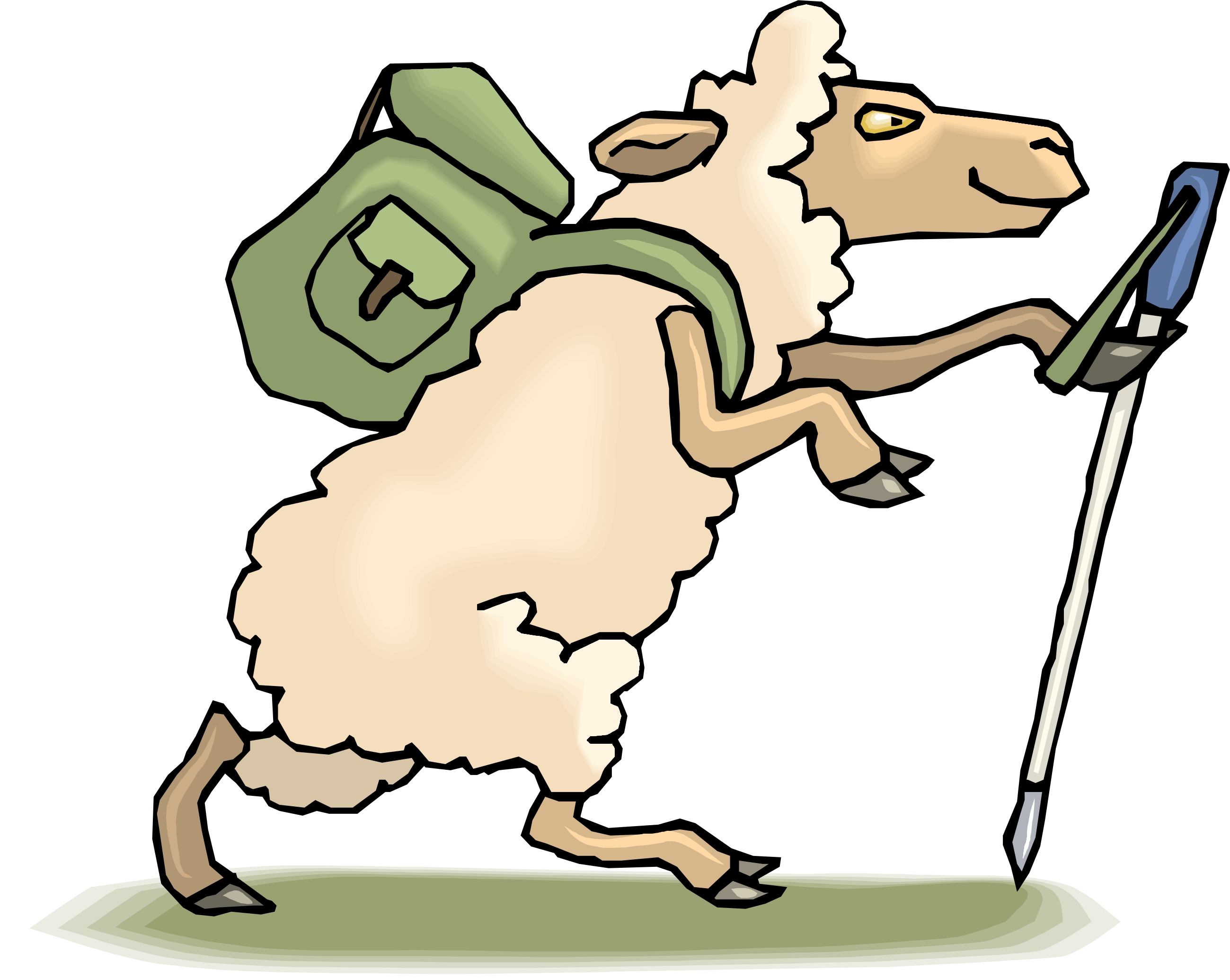 2 Sheep Cartoon - ClipArt Best