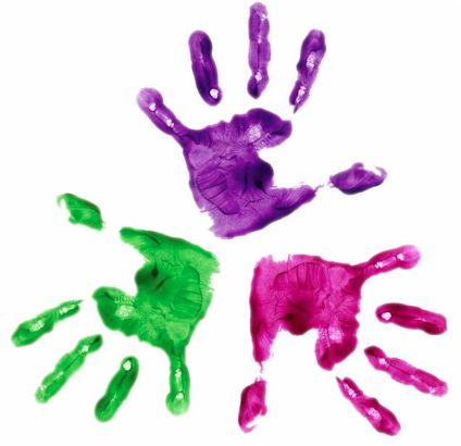 Kindergarten Hand Print - ClipArt Best