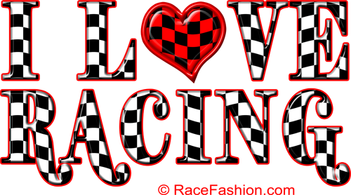 I love Racing : RaceFashion.com Auto Racing T-shirts and gifts