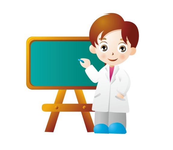 Cartoon character male teacher vector graph | Free download Web