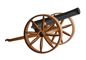 Cannon clip art vector, free vector graphics - Vector.me