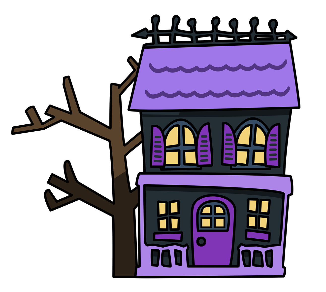 Haunted House Clip Art Images - Free Clipart Images