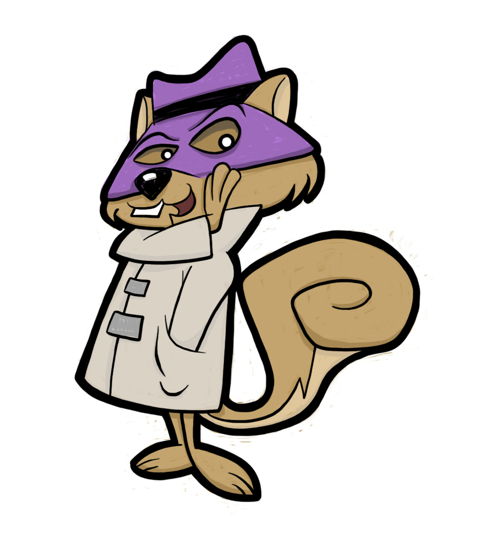 What Are You Drawing Secret Squirrel Redesign Clipart - Free to ...