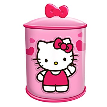 Amazon.com: Vandor 18141 Hello Kitty Cupcake Ceramic Cylinder ...