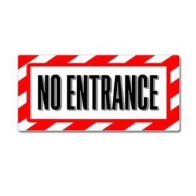 No Entrance Signs Clipart - Free to use Clip Art Resource