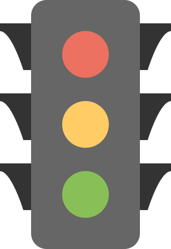 Accident, car, green, light, red, traffic, yellow icon | Icon ...
