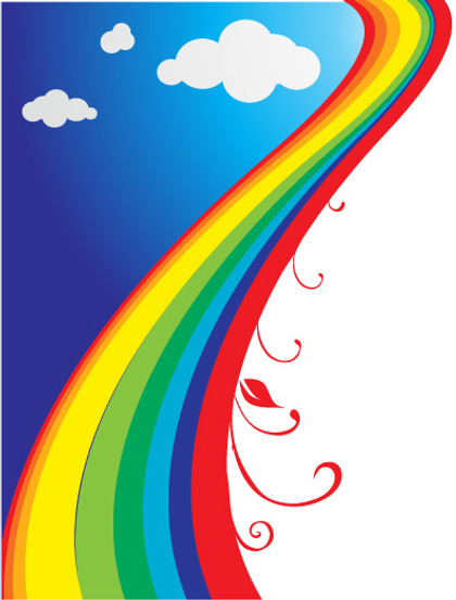 Pictures Of Cartoon Rainbows