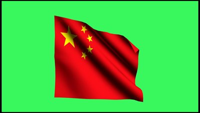 stock-footage-chinese-flag- ...