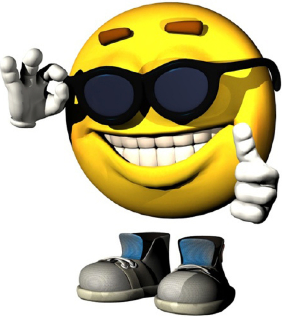 Clipart smiley face with thumbs up