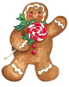 CLIP ART - GINGERBREAD