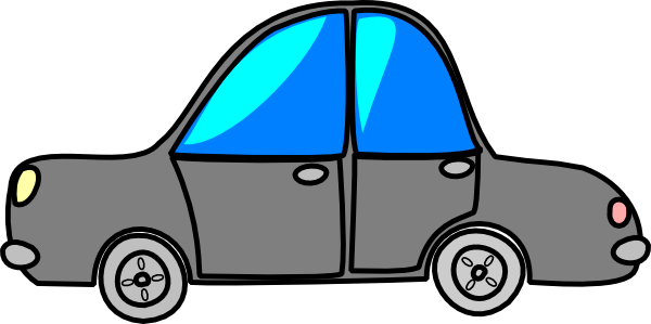 Car Grey Cartoon Transport clip art - vector clip art online ...