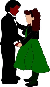 Kids Dancing Clipart Image - Kids Learning How To Ballroom Dance