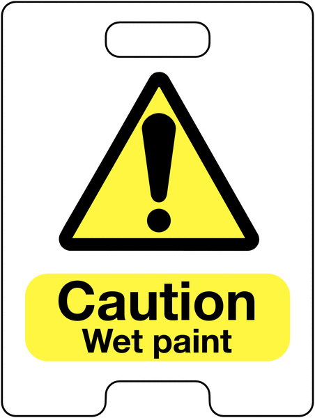 Caution Wet Paint Temporary Floor Signs | Seton UK