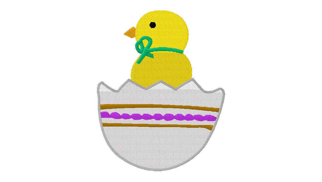 Free Easter Themed Embroidery Design Egg Surprise - Free ...