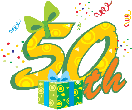 50th Anniversary Clipart