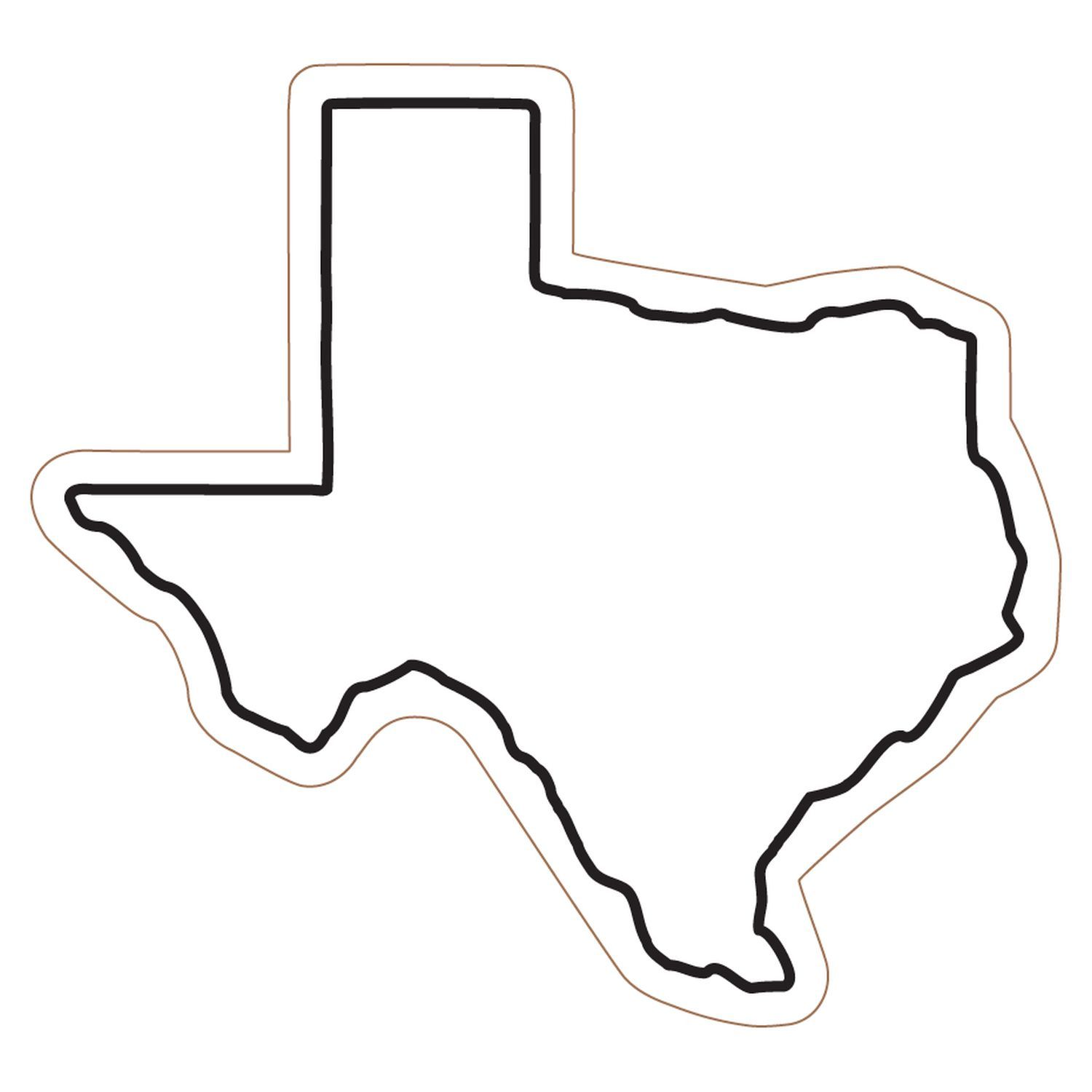 Best Photos of Large Texas Map Template Texas State Shape