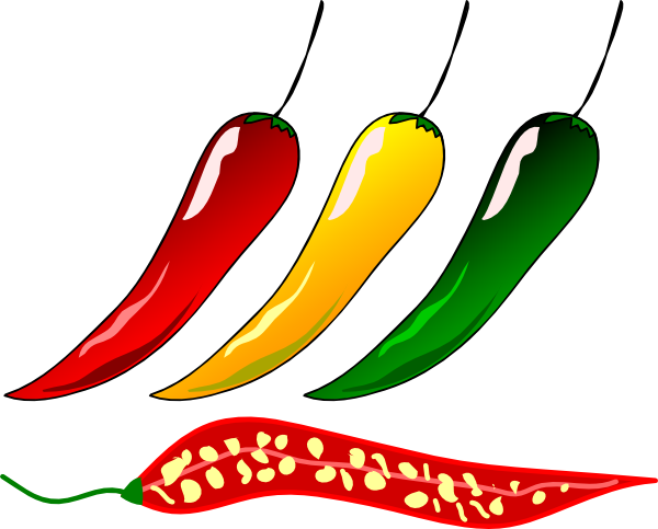 Chili clip art vector