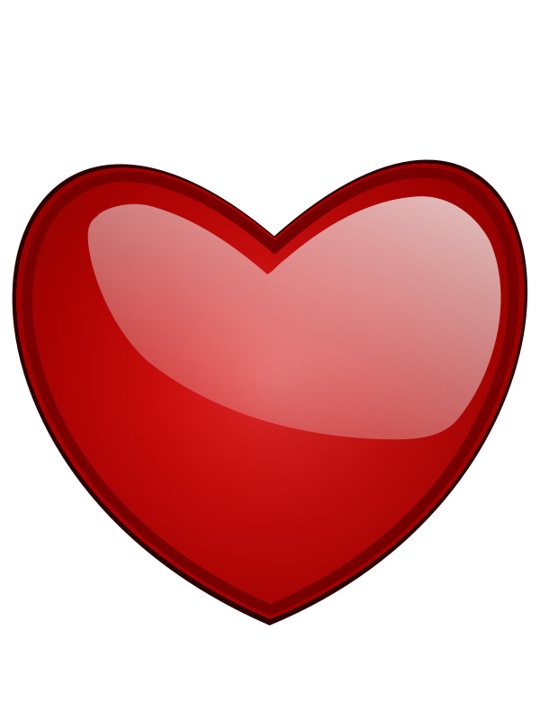 Glossy Red Heart Free ClipArt & Clip Art Images