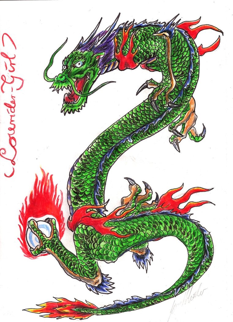 Dragon Tattoo by Lowrider-Girl on DeviantArt