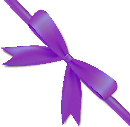 Purple Bow Ribbon Icon3 Vector Data | SVG(VECTOR):Public Domain ...