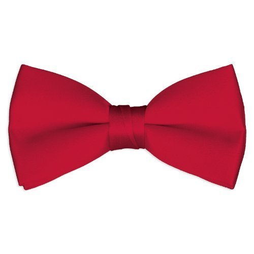 BOWTIE-Solid-Mens-red Tuxedo-BowTies at Amazon Men's Clothing ...