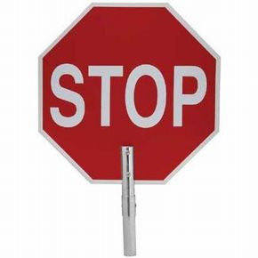 Tree Stuff - Marvin Stop Sign with Pole Adapter