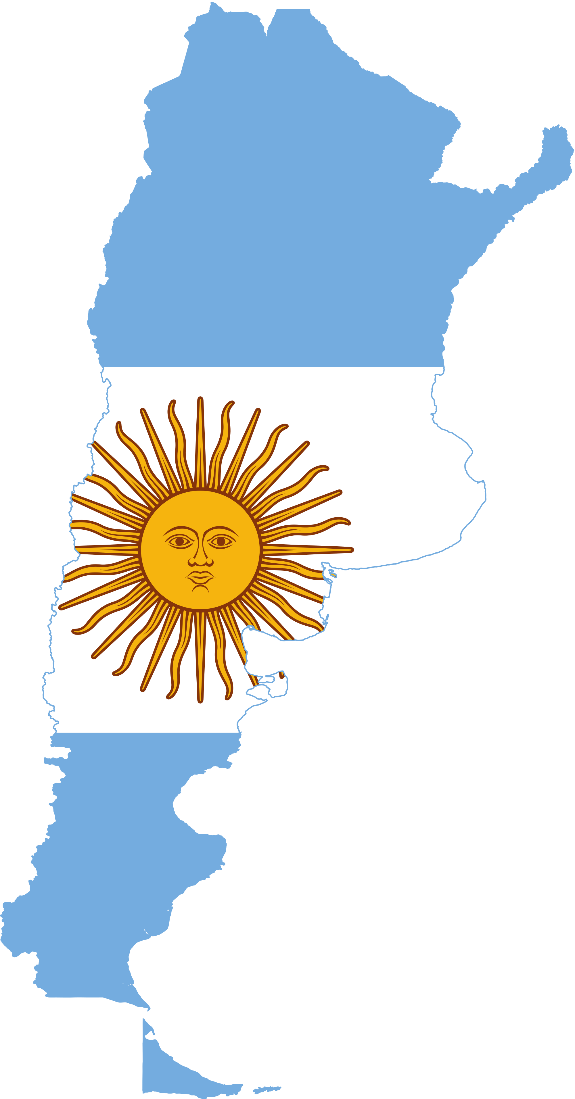 File:Flag map of Argentina.svg