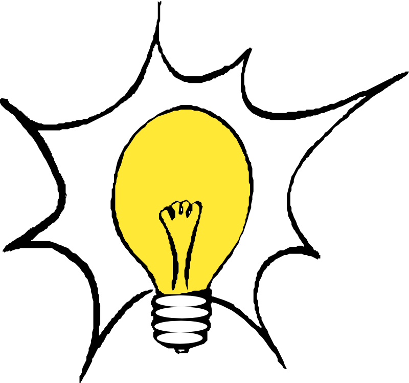 light bulb SVG