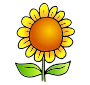 Sunflower Stencil for Classroom / Therapy Use - Great Sunflower ...