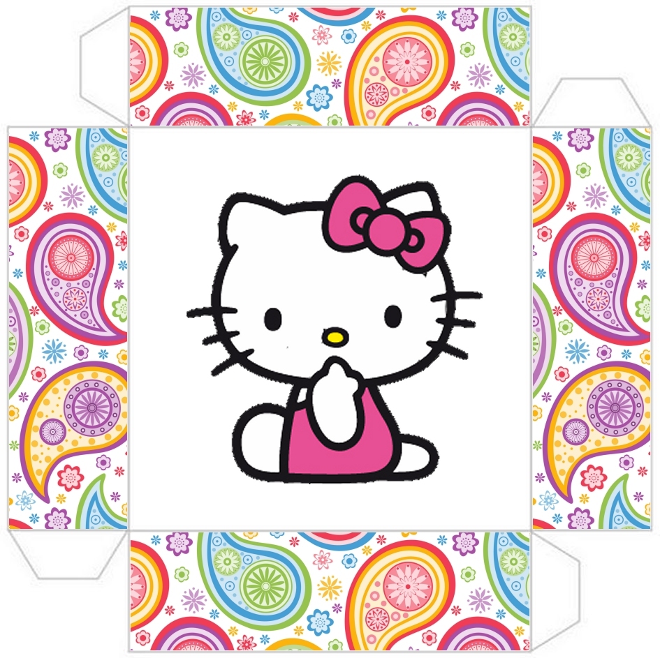 Hello Kitty: Free Printable Boxes. - Is it for PARTIES? Is it FREE ...