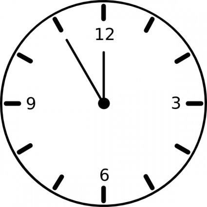 Clock clip art Vector clip art - Free vector for free download