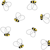 â?? 20+ free bee themed printables - Bienen Druckvorlagen - links ...