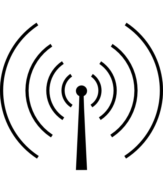 Radio Tower Circluar clip art - vector clip art online, royalty ...