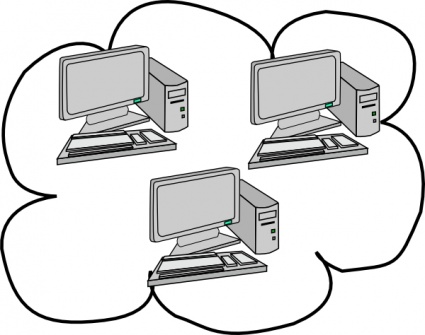 Network Cloud Computing clip art - Download free Other vectors